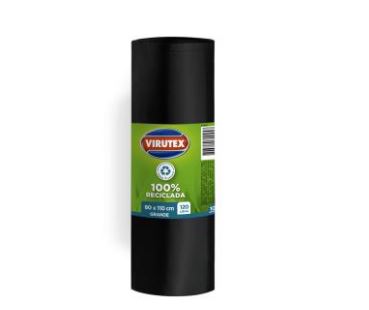  BOLSA BASURA 80 X 110 CM 10 UN VIRUTEX BIOROLLO 