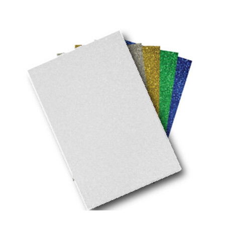  GOMA EVA 20X30 X10 UN GLITTER BLANCA HAND 