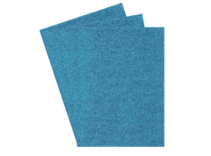  GOMA EVA 20X30 X10 UN GLITTER CELESTE HAND 