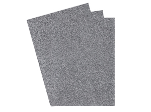  GOMA EVA 20X30 X10 UN HAND GLITTER PLATEADA 
