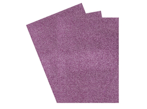  GOMA EVA 20X30 X10 UN GLITTER ROSADA HAND 