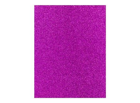  GOMA EVA 20X30 X10 UN GLITTER VIOLETA HAND 