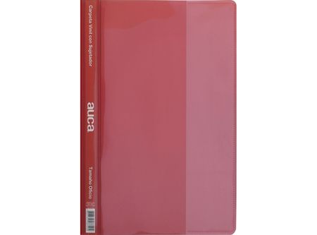  CARPETA VINIL C/SUJET OFICIO ROJA AUCA 