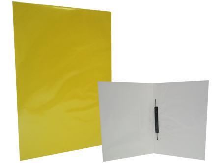  ARCHIVADOR PLAST.AUCA C/GUSANO AMARILLO 