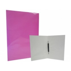  ARCHIVADOR PLAST.AUCA C/GUSANO ROSADO 