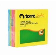 NOTA ADHE TORRE 250 HJ 5X5 CM MINI CUBO 