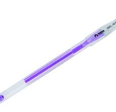  BOLIGRAFO GEL 0.8 TORRE NEON MORADO 
