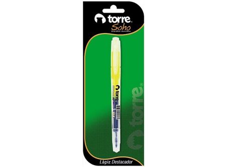  DESTACADOR D/PUNTA BLISTER AMARILLO MORADO TORRE 