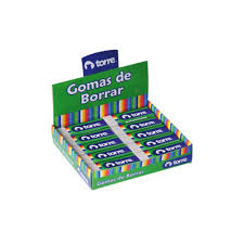  GOMA DE BORRAR PLASTICA X 1 UND GRANDE TORRE BLIST 