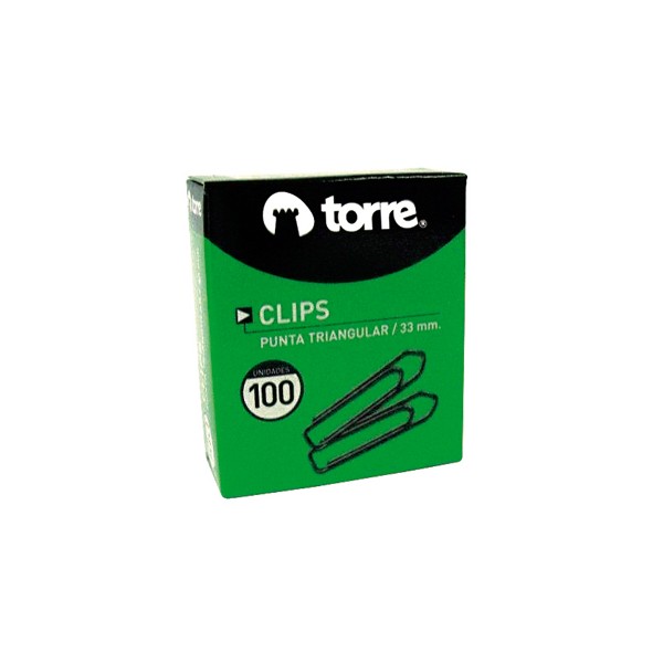  CLIPS 100 UN 33 MM P/TRIANGULAR TORRE SOHO 