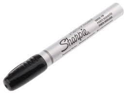  MARCADOR PERMAN.SHARPIE CHISEL NEGRO 