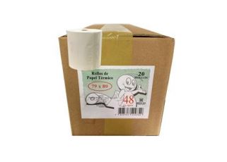  ROLLO TERMICO  79MM X 80 MT X 20UN 48GR MILLANTU 