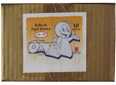  ROLLO TERMICO 110MM X 80 MT X 10UN 55GR MILLANTU 