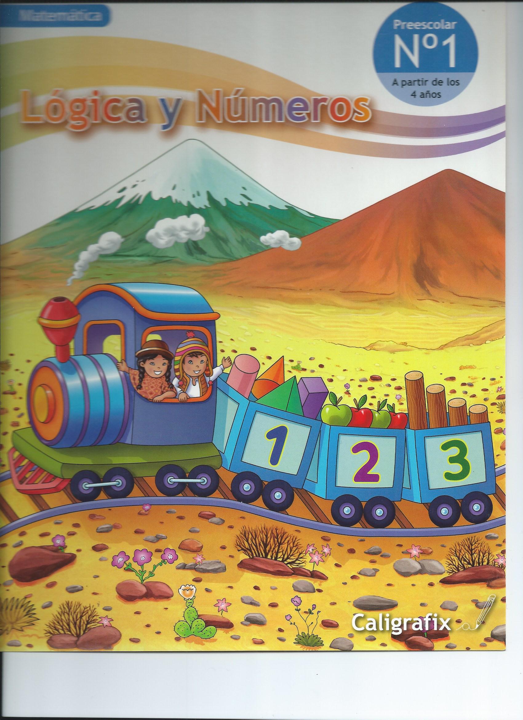  CUADERNO LOGICA Y NUMEROS No.1 PREKINDER 