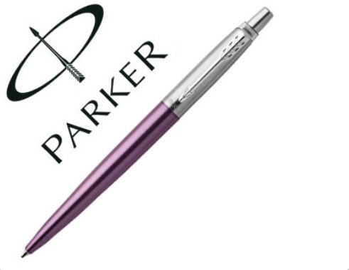  BOLIGRAFO PARKER VIOLETA METALICO T/AZUL 1953190 