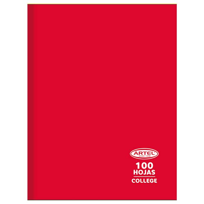  CUADERNO COLLEGE 100 HJ M5 LISO ARTEL 