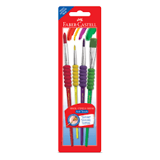  PINCEL SOFT TOUCH (4 TIPOS) N.12-10-6-2 FABER CAST 