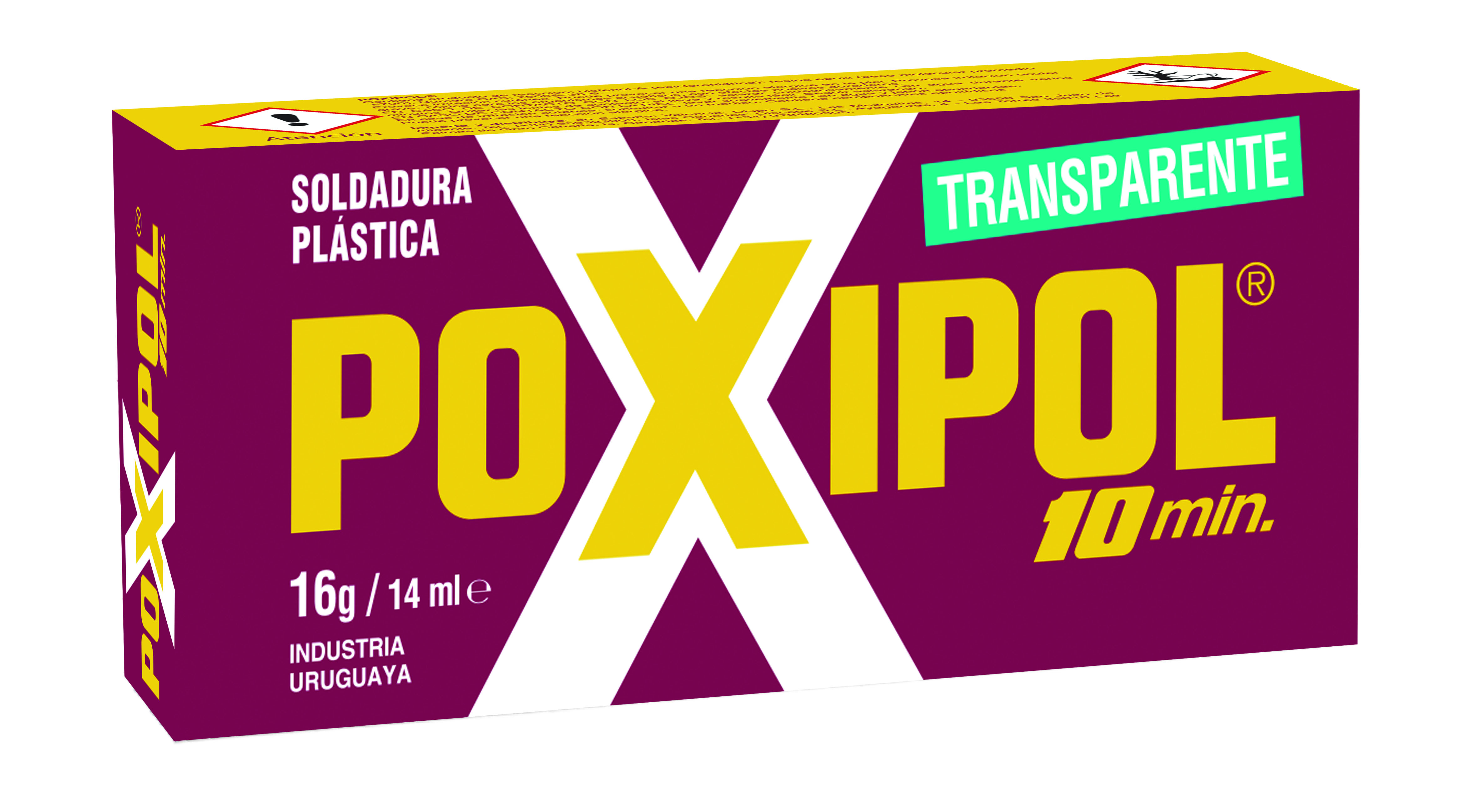  SOLDADURA PLASTICA POXIPOL TRANSPARENTE 16GR/14ML 