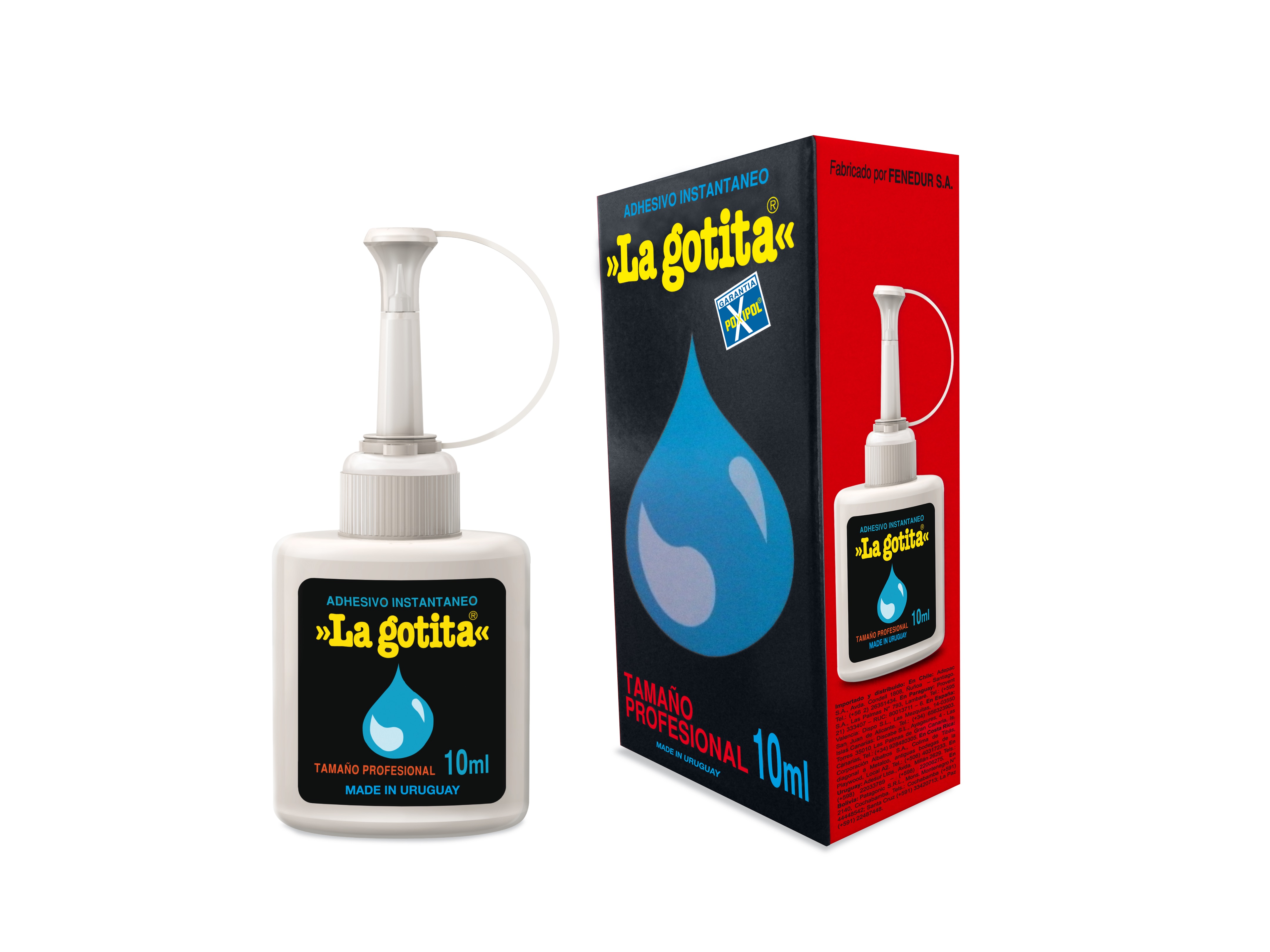  ADHESIVO INSTANTANEO LA GOTITA PROFESIONAL 10 ML 