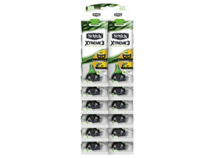  MAQ. AFEITAR 3 HJ DP X 12 UN SCHICK XTREME3 PS 