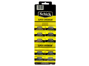  HOJA AFEITAR SCHICK SUPER CHROMIUM 3 HJ 10 UN 