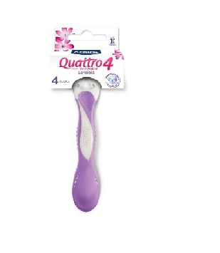  MAQ. AFEITAR 4 HJ DP X 10 UN SCHICK QUATTRO MUJER 