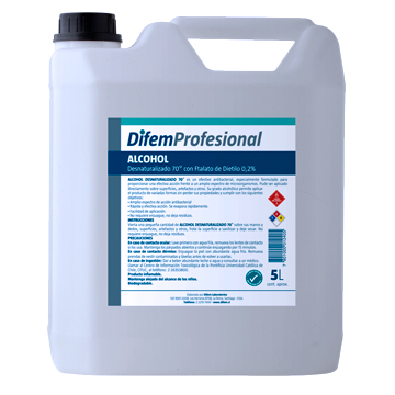  ALCOHOL 5 LT DESNATURALIZADO 70 % DIFEM 