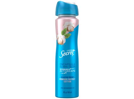  DESODORANTE AEROSOL 93 GR SECRET ALGODON 