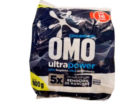  DETERGENTE POLVO 800 GR. OMO ULTRA POWER 