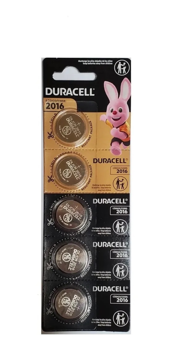  PILA LITIO 2016 TIRA X 5 DURACELL 