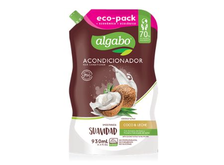  ACONDICIONADOR 930 ML ALGABO DOYPACK COCO/LECHE 