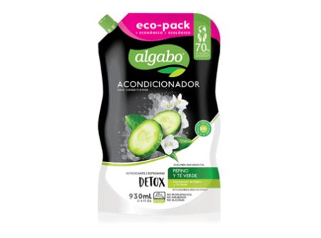  ACONDICIONADOR 930 ML ALGABO DOYPACK PEPINO/TE VER 