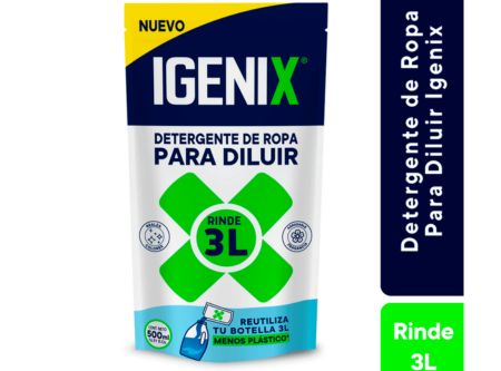  DETERGENTE LIQ. 500 CC IGENIX P/DILUIR 3 LT CONCEN 