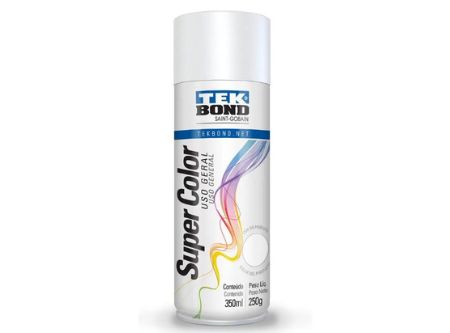  PINTURA SPRAY 350 ML USO GENERAL BLANCO BRIL TEKBO 