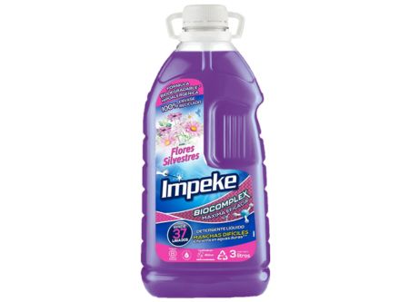  DETERGENTE LIQ. 3 LT IMPEKE FLORES SILVESTRES 