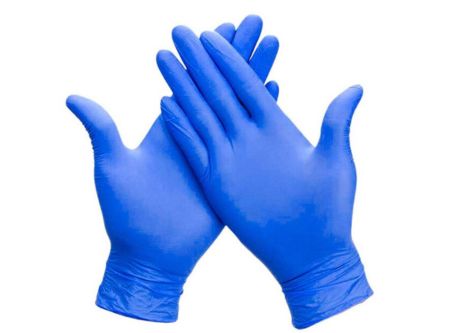  GUANTES QUIR.NITRILO 100 UN T-S ADICARE AZUL 