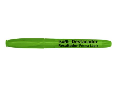  DESTACADOR ISOFIT VERDE FLUOR P/BISELAD 