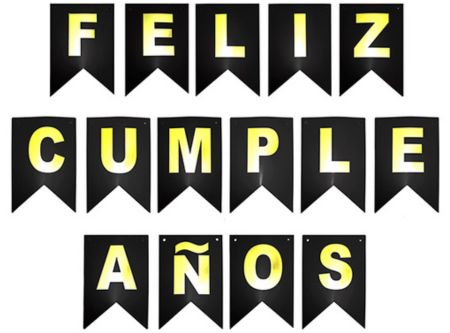  GUIRNALDA FELIZ CUMPLEANOS NG/DO 3MT X 1 UND 