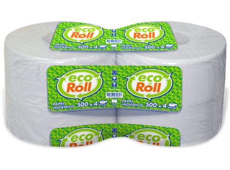  PAPEL HIG. 4 ROLLOS 500 MT. H/S ECO ROLL 