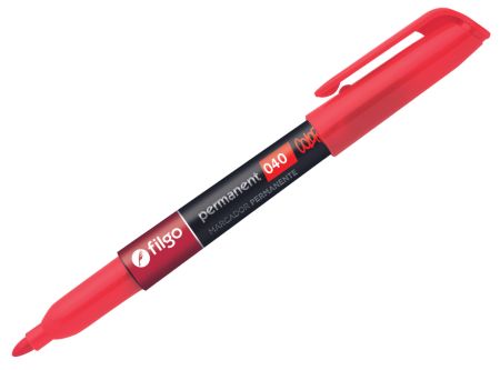 MARCADOR PERMAN.FILGO P.FINA 040 ROJO 