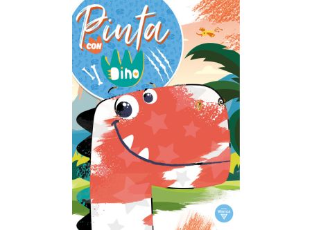  LIBRO COLOREAR 8 HJ DINO SURTIDO VDC23 