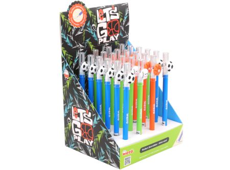  BOLIGRAFO GEL 1.0 WERO BORRAB 24 UN AZ FIGURA FOOT 