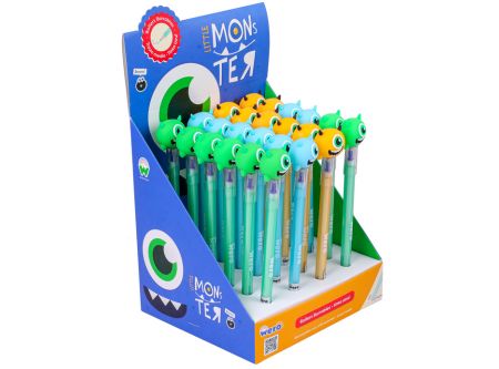  BOLIGRAFO GEL 1.0 WERO BORRAB 24 UN AZ FIGURA MONS 