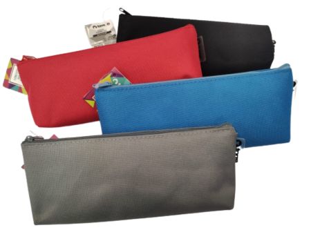  ESTUCHE ESCOLAR PEQ 20X3X8 CM LISO COLOR SURT TORR 