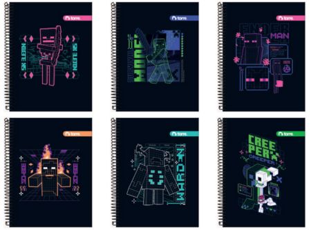  CUADERNO A4 150 HJ M7 TORRE TOP MINECRAFT 