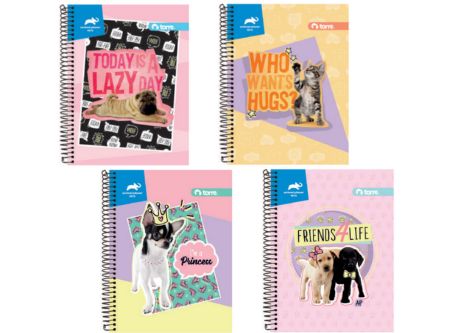  CUADERNO A4 150 HJ M7 TORRE TOP ANIMAL PETS 