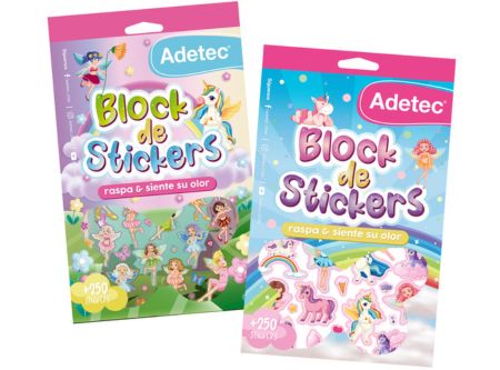  BLOCK STICKERS HADAS CON AROMA ADETEC 