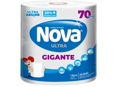  TOALLA PAPEL 1 ROLL 70 MT. NOVA ULTRA 