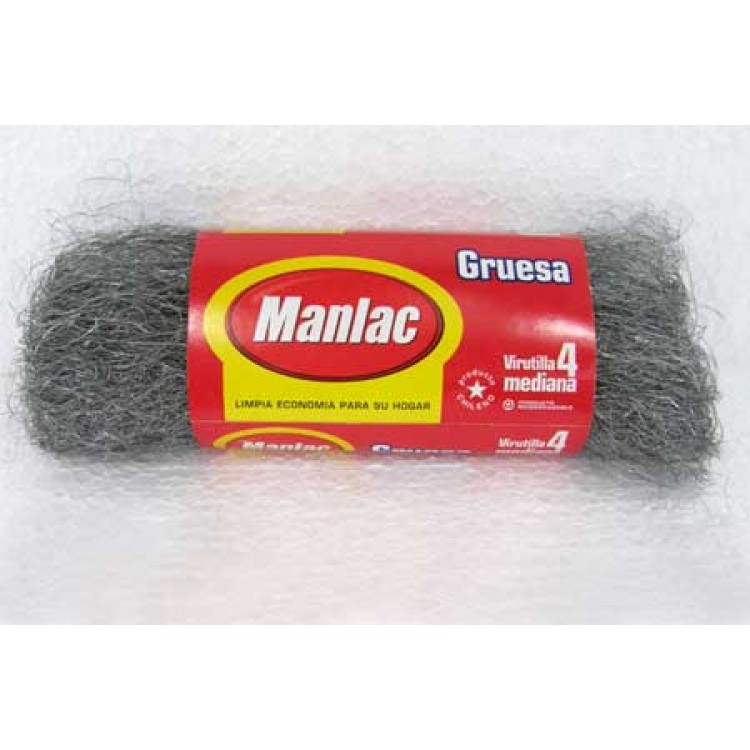  VIRUTILLA P/PISO N.4 GDE. MANLAC GRUESA 