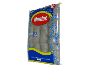 VIRUTILLA ROLLO SIN JABON X 12 UN MANLAC 